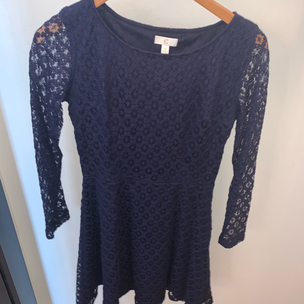 Charming Charlie’s Navy Lace Dress